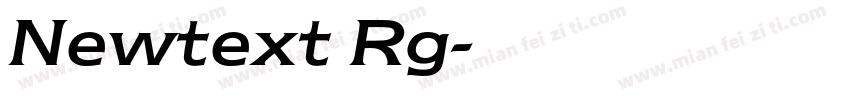 Newtext Rg字体转换